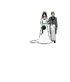 svatební obrázek - novomanželé