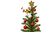 vánoèní obrázek - Vánoèní stromeèek s andìlem