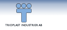 Logo firmy Trioplast AB, vrobce sennch fli Triowrap